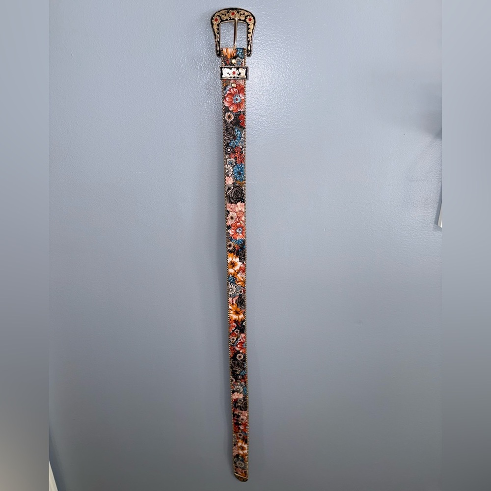 Floral Patterned Belt